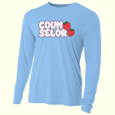 Counselor Strawberries 84-304 - Adult Cooling Performance Long Sleeve Tee Thumbnail
