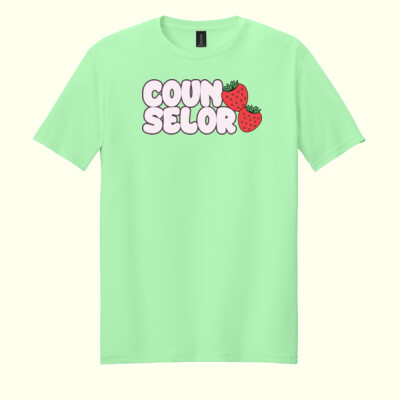 Counselor Strawberries 84-304 - Adult Softstyle ® T Shirt Thumbnail