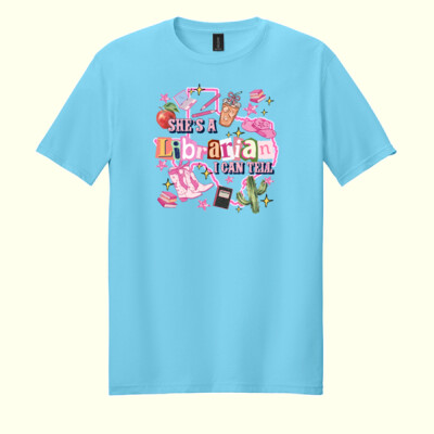 She's a Librarian I can Tell 84-028 - Adult Softstyle ® T Shirt Thumbnail