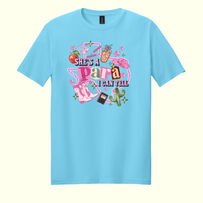 She's a Para I can Tell 84-400 - Adult Softstyle ® T Shirt Thumbnail