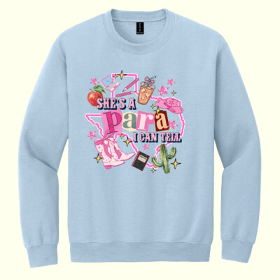 She's a Para I can Tell 84-400 - Heavy Blend Crewneck Sweatshirt Thumbnail