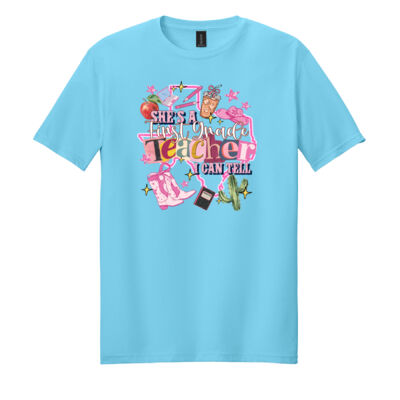 She's a First Grade Teacher 89-105 - Adult Softstyle ® T Shirt Thumbnail