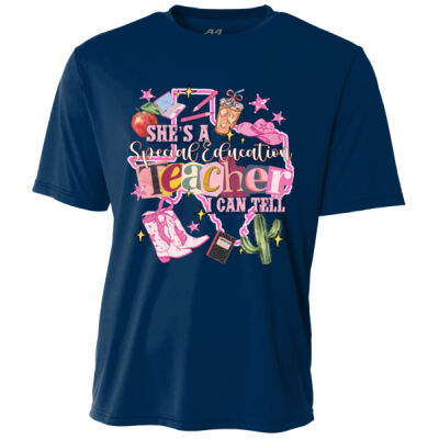 She's a Special Education Teacher 84-503 - Adult Cooling Performance Short Sleeve Tee Thumbnail