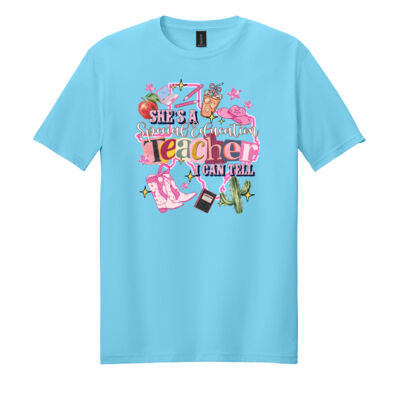 She's a Special Education Teacher 84-503 - Adult Softstyle ® T Shirt Thumbnail