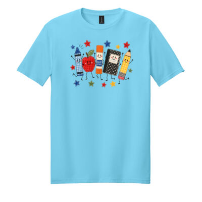 School Supplies Faux 99-209 - Adult Softstyle ® T Shirt Thumbnail