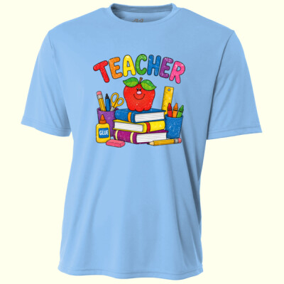 Teacher Retro 99-210 - Adult Cooling Performance Short Sleeve Tee Thumbnail
