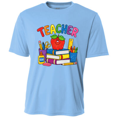 Teacher Retro 99-210 - Adult Cooling Performance Short Sleeve Tee Thumbnail