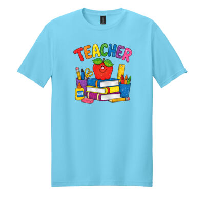 Teacher Retro 99-210 - Adult Softstyle ® T Shirt Thumbnail