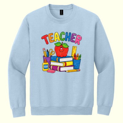 Teacher Retro 99-210 - Heavy Blend Crewneck Sweatshirt Thumbnail