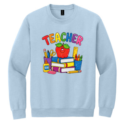 Teacher Retro 99-210 - Heavy Blend Crewneck Sweatshirt Thumbnail