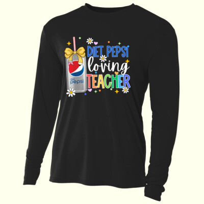Diet Pepsi Loving Teacher 99-214 - Adult Cooling Performance Long Sleeve Tee Thumbnail