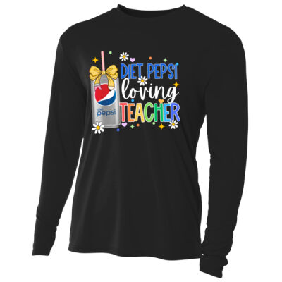 Diet Pepsi Loving Teacher 99-214 - Adult Cooling Performance Long Sleeve Tee Thumbnail