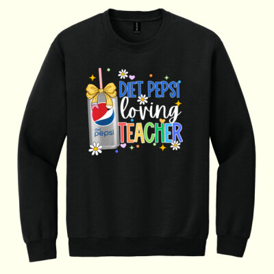 Diet Pepsi Loving Teacher 99-214 - Heavy Blend Crewneck Sweatshirt Thumbnail