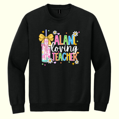 Alani Loving Teacher Cotton Candy 99-215 - Heavy Blend Crewneck Sweatshirt Thumbnail