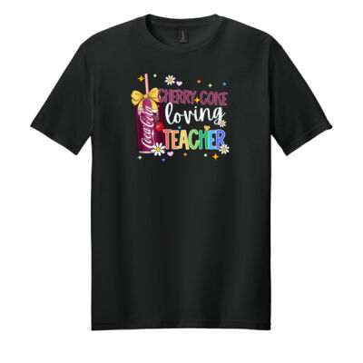 Cherry Coke Loving Teacher 99-216 - Adult Softstyle ® T Shirt Thumbnail