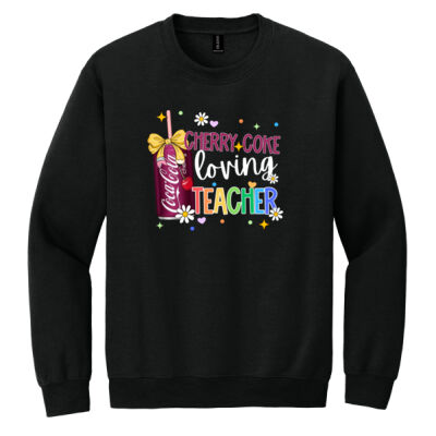 Cherry Coke Loving Teacher 99-216 - Heavy Blend Crewneck Sweatshirt Thumbnail