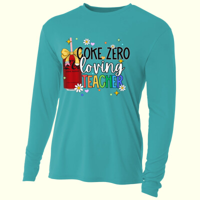 Coke Zero Loving Teacher 99-152 - Adult Cooling Performance Long Sleeve Tee Thumbnail