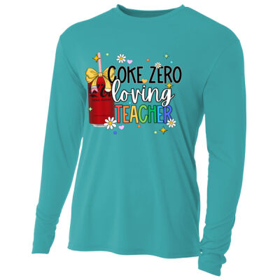 Coke Zero Loving Teacher 99-152 - Adult Cooling Performance Long Sleeve Tee Thumbnail