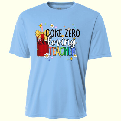 Coke Zero Loving Teacher 99-152 - Adult Cooling Performance Short Sleeve Tee Thumbnail