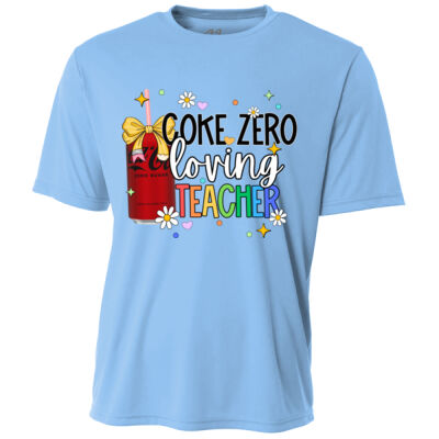 Coke Zero Loving Teacher 99-152 - Adult Cooling Performance Short Sleeve Tee Thumbnail