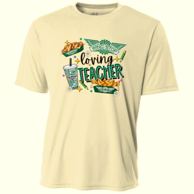 Wingstop Loving Teacher 99-218 - Adult Cooling Performance Short Sleeve Tee Thumbnail
