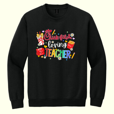 Chick Fil A Loving Teacher 99-219 - Heavy Blend Crewneck Sweatshirt Thumbnail