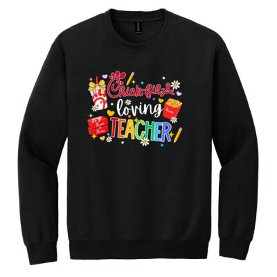 Chick Fil A Loving Teacher 99-219 - Heavy Blend Crewneck Sweatshirt Thumbnail