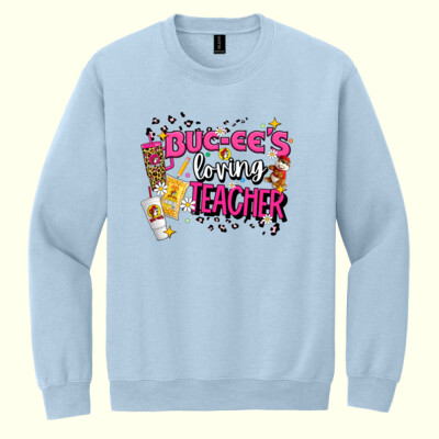 Buc-ee's Loving Teacher 99-220 - Heavy Blend Crewneck Sweatshirt Thumbnail