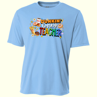 Dunkin' Loving Teacher 99-221 - Adult Cooling Performance Short Sleeve Tee Thumbnail