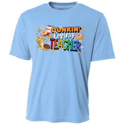 Dunkin' Loving Teacher 99-221 - Adult Cooling Performance Short Sleeve Tee Thumbnail