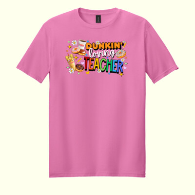 Dunkin' Loving Teacher 99-221 - Adult Softstyle ® T Shirt Thumbnail