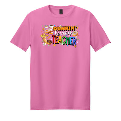 Dunkin' Loving Teacher 99-221 - Adult Softstyle ® T Shirt Thumbnail