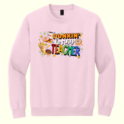 Dunkin' Loving Teacher 99-221 - Heavy Blend Crewneck Sweatshirt Thumbnail