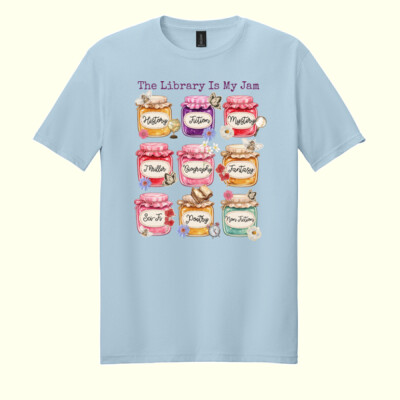 The Library Is My Jam 84-027 - Adult Softstyle ® T Shirt Thumbnail
