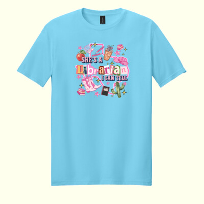 She’s a Librarian I Can Tell 84-028 - Adult Softstyle ® T Shirt Thumbnail