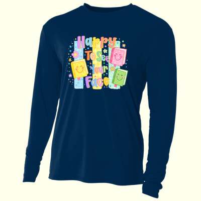Happy To See Your Face 84-029 - Adult Cooling Performance Long Sleeve Tee Thumbnail