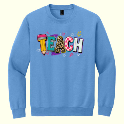 TEACH 99-143 - Heavy Blend Crewneck Sweatshirt Thumbnail