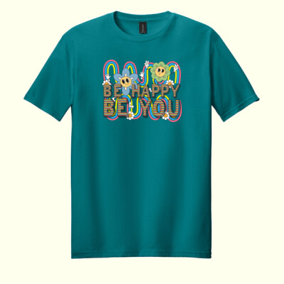 Be Happy Be You 99-145 - Adult Softstyle ® T Shirt Thumbnail