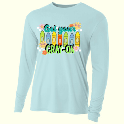 Get your Cray-on 99-146 - Adult Cooling Performance Long Sleeve Tee Thumbnail