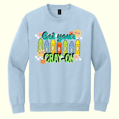 Get your Cray-on 99-146 - Heavy Blend Crewneck Sweatshirt Thumbnail