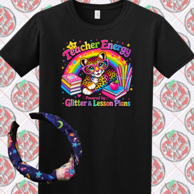 Teacher Energy  - LF Headband Bundle - Adult Softstyle ® T Shirt - Adult Softstyle ® T Shirt Thumbnail
