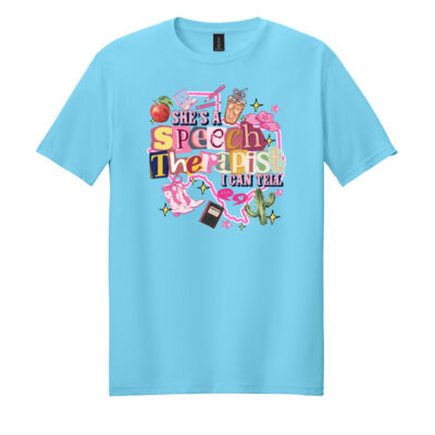 She's a Speech Therapist 84-504 - Adult Softstyle ® T Shirt Thumbnail