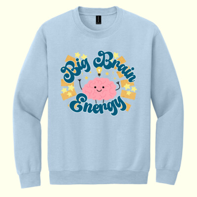 Big Brain Energy 99-147 - Heavy Blend Crewneck Sweatshirt Thumbnail