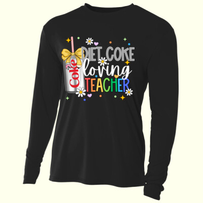 Diet Coke Loving Teacher 99-158 - Adult Cooling Performance Long Sleeve Tee Thumbnail