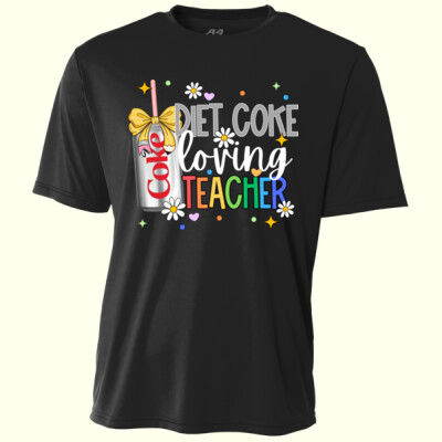 Diet Coke Loving Teacher 99-158 - Adult Cooling Performance Short Sleeve Tee Thumbnail