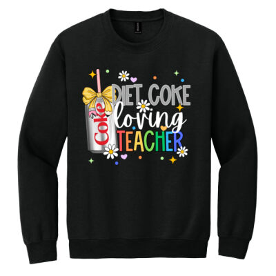 Diet Coke Loving Teacher 99-158 - Heavy Blend Crewneck Sweatshirt Thumbnail