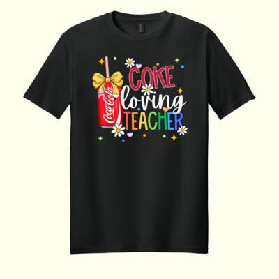 Coke Loving Teacher 99-157 - Adult Softstyle ® T Shirt Thumbnail