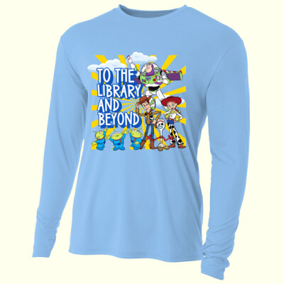 To The Library and Beyond 84-031 - Adult Cooling Performance Long Sleeve Tee Thumbnail