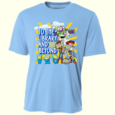 To The Library and Beyond 84-031 - Adult Cooling Performance Short Sleeve Tee Thumbnail