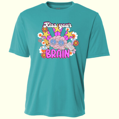 Kiss Your Brain 99-148 - Adult Cooling Performance Short Sleeve Tee Thumbnail